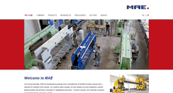 Desktop Screenshot of mae-group.com